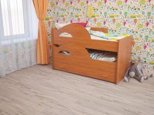 Кровать выкатная с ящиком Матрёшка в Златоусте - zlatoust.ok-mebel.com | фото 7