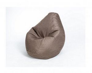 Кресло-мешок Груша велюр коричневое большое в Златоусте - zlatoust.ok-mebel.com | фото 1