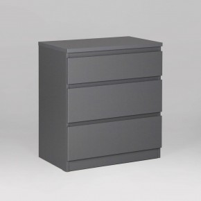 2.03.02.060.4 КАСТОР комод 3 ящика RU серый в Златоусте - zlatoust.ok-mebel.com | фото