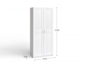 2.06.01.050.4 МАКС шкаф 2 двери 100х61х233 серый RU в Златоусте - zlatoust.ok-mebel.com | фото 4