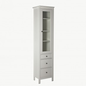 2.08.07.120.1 САГА шкаф с витриной 50 белый RU в Златоусте - zlatoust.ok-mebel.com | фото 2