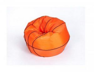 Кресло-мешок Баскетбольный мяч большой оранжево-черное в Златоусте - zlatoust.ok-mebel.com | фото 3