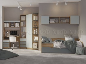 ЧЕЛСИ Color Антресоль (Мята/Дуб крафт) в Златоусте - zlatoust.ok-mebel.com | фото 2
