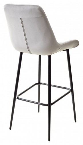 Барный стул ХОФМАН, цвет H-09 Светло-серый, велюр / черный каркас М-City в Златоусте - zlatoust.ok-mebel.com | фото 6