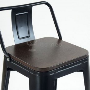 Барный стул N-238 Tolix Wood style Черный в Златоусте - zlatoust.ok-mebel.com | фото 3