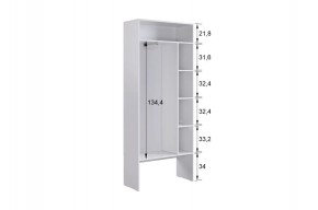 БАСКО Прихожая К7 (графит) в Златоусте - zlatoust.ok-mebel.com | фото 6