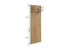 БОДРУМ Прихожая (модульная) дуб крафт золотой в Златоусте - zlatoust.ok-mebel.com | фото 2
