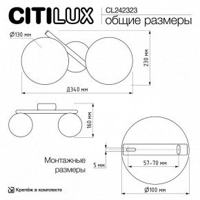 Бра Citilux Ronny CL242323 в Златоусте - zlatoust.ok-mebel.com | фото 9