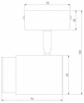 Бра Eurosvet Morgan 20124/1 белый/ черный в Златоусте - zlatoust.ok-mebel.com | фото 3