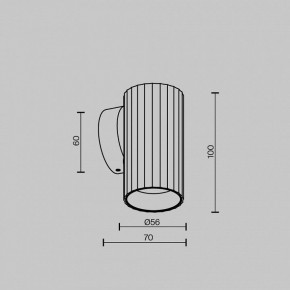 Бра Maytoni Calipso C106WL-01-GU10-BS в Златоусте - zlatoust.ok-mebel.com | фото 6