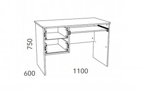 Детская Фанк Стол для компьютера НМ 009.19-05 М2 в Златоусте - zlatoust.ok-mebel.com | фото 3