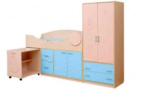 Набор мебели для детской Юниор -12.2 (700*1860) МДФ матовый в Златоусте - zlatoust.ok-mebel.com | фото 1