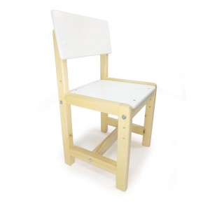 Детский растущий комплект стол и стул  Я САМ "Лофт" (Белый, Сосна) в Златоусте - zlatoust.ok-mebel.com | фото 6