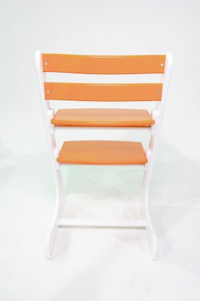 Детский растущий стул Конёк Горбунёк Комфорт ( Бело-оранжевый) в Златоусте - zlatoust.ok-mebel.com | фото 5