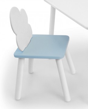 Детский стул Облачко (Белый/Голубой/Белый) в Златоусте - zlatoust.ok-mebel.com | фото 1