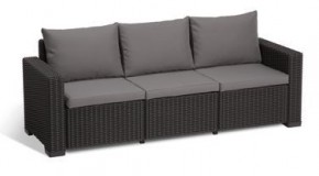 Диван Калифорния 3-х местный (California 3 Sofa), графит в Златоусте - zlatoust.ok-mebel.com | фото 2