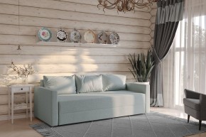 Диван-кровать Вало мятно-серый, ткань рогожка в Златоусте - zlatoust.ok-mebel.com | фото 2