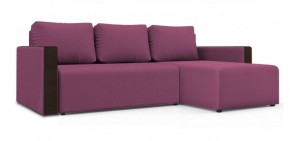 Диван угловой Алиса 3 Bahama BERRY - Teos Dark Brown в Златоусте - zlatoust.ok-mebel.com | фото