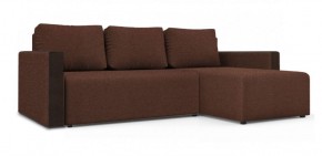 Диван угловой Алиса 3 Bahama CHOCOLATE - Teos Dark Brown в Златоусте - zlatoust.ok-mebel.com | фото