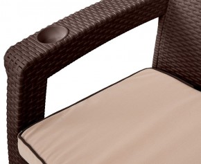 Диван Yalta Premium Sofa 2 Set (Ялта) шоколадный (+подушки под спину) в Златоусте - zlatoust.ok-mebel.com | фото 3