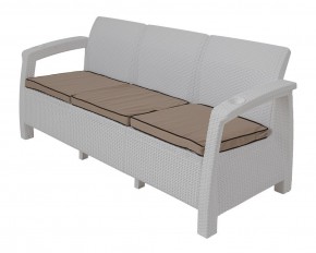 Диван Yalta Premium Sofa 3 Set (Ялта) белый (+подушки под спину) в Златоусте - zlatoust.ok-mebel.com | фото 1
