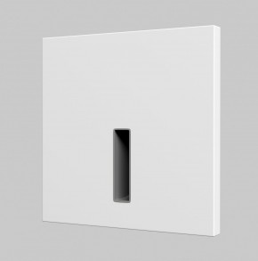 DK1030-WH Светильник встраиваемый в стену, IP 20, LED 3000K, 3 Вт, белый, алюминий в Златоусте - zlatoust.ok-mebel.com | фото