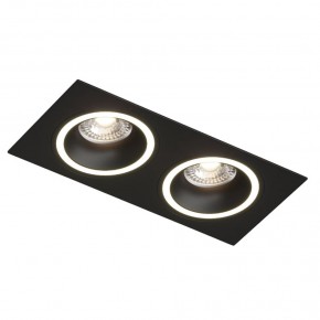 DK2062-BK Встраиваемый светильник, IP 20, до 15 Вт, GU10, LED, черный, алюминий в Златоусте - zlatoust.ok-mebel.com | фото