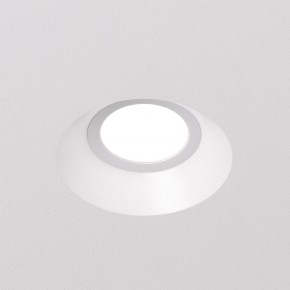 DK2081-WH Встраиваемый точечный светильник для натяжных ПВХ потолков INVIZ, IP 20, до 9 Вт, GU10, LED, белый, ABS-пластик в Златоусте - zlatoust.ok-mebel.com | фото