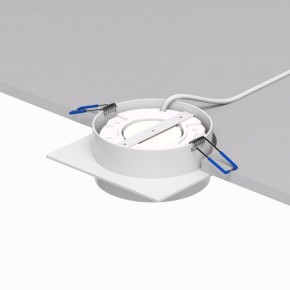 DK2091-WH Встраиваемый светильник FLAT, IP 20, до 15 Вт, GX53, LED, белый, алюминий в Златоусте - zlatoust.ok-mebel.com | фото 4