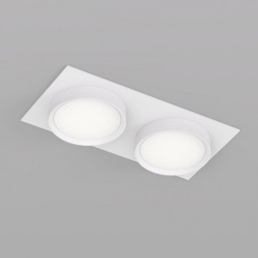 DK2092-WH Встраиваемый светильник FLAT, IP 20, до 15 Вт, GX53, LED, белый, алюминий в Златоусте - zlatoust.ok-mebel.com | фото 2