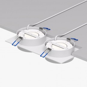 DK2092-WH Встраиваемый светильник FLAT, IP 20, до 15 Вт, GX53, LED, белый, алюминий в Златоусте - zlatoust.ok-mebel.com | фото 4
