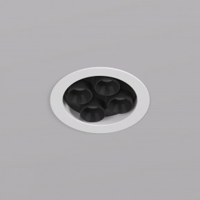 DK2510-WB Встраиваемый светильник SPACE со светодиодом d65 220V 8W 38° 4000К IP20 белый/черный алюминий в Златоусте - zlatoust.ok-mebel.com | фото 2