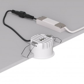 DK2510-WB Встраиваемый светильник SPACE со светодиодом d65 220V 8W 38° 4000К IP20 белый/черный алюминий в Златоусте - zlatoust.ok-mebel.com | фото 3
