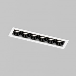 DK2514-WB Встраиваемый светильник SPACE со светодиодом L126mm 220V 10W 38° 4000К IP20 белый/черный алюминий в Златоусте - zlatoust.ok-mebel.com | фото