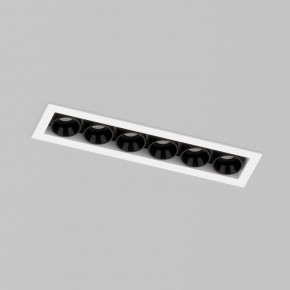 DK2514-WB Встраиваемый светильник SPACE со светодиодом L126mm 220V 10W 38° 4000К IP20 белый/черный алюминий в Златоусте - zlatoust.ok-mebel.com | фото 2