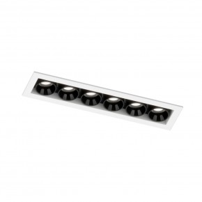 DK2514-WB Встраиваемый светильник SPACE со светодиодом L126mm 220V 10W 38° 4000К IP20 белый/черный алюминий в Златоусте - zlatoust.ok-mebel.com | фото 5