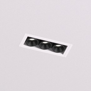 DK2530-WB Встраиваемый светильник SPACE со светодиодом под шпатлевку L69mm 220V 6W 38° 4000К IP20 белый/черный алюминий в Златоусте - zlatoust.ok-mebel.com | фото