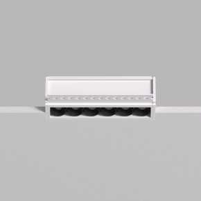 DK2531-WB Встраиваемый светильник SPACE со светодиодом под шпатлевку L126mm 220V 10W 38° 4000К IP20 белый/черный алюминий в Златоусте - zlatoust.ok-mebel.com | фото 4