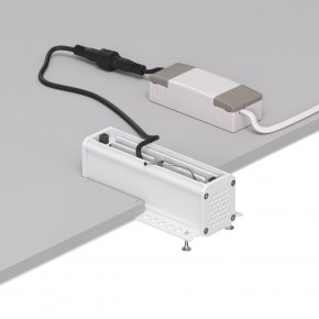 DK2531-WB Встраиваемый светильник SPACE со светодиодом под шпатлевку L126mm 220V 10W 38° 4000К IP20 белый/черный алюминий в Златоусте - zlatoust.ok-mebel.com | фото 5