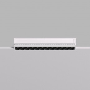 DK2532-WB Встраиваемый светильник SPACE со светодиодом под шпатлевку L240mm 220V 20W 38° 4000К IP20 белый/черный алюминий в Златоусте - zlatoust.ok-mebel.com | фото 4