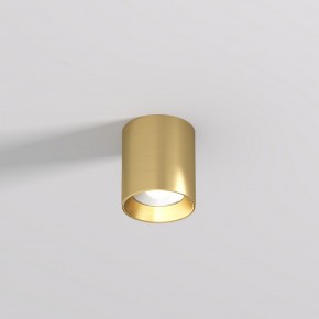DK2610-SB Накладной светильник SHINE TUBE со светодиодом, D70*H80, IP20, 3000К, 10W, RA?90, сатинированная латунь, алюминий в Златоусте - zlatoust.ok-mebel.com | фото