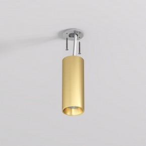 DK2615-SB Накладной светильник SHINE TUBE со светодиодом, D45*H115, IP20, 3000К, 7W, RA?90, сатинированная латунь, алюминий в Златоусте - zlatoust.ok-mebel.com | фото 3