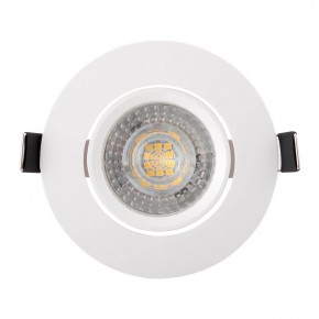 DK3020-WH Встраиваемый светильник, IP 20, 10 Вт, GU5.3, LED, белый, пластик в Златоусте - zlatoust.ok-mebel.com | фото
