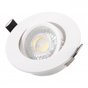 DK3020-WH Встраиваемый светильник, IP 20, 10 Вт, GU5.3, LED, белый, пластик в Златоусте - zlatoust.ok-mebel.com | фото 2
