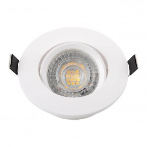 DK3020-WH Встраиваемый светильник, IP 20, 10 Вт, GU5.3, LED, белый, пластик в Златоусте - zlatoust.ok-mebel.com | фото 4