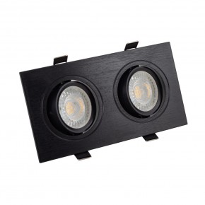 DK3022-BK Встраиваемый светильник, IP 20, 10 Вт, GU5.3, LED, черный, пластик в Златоусте - zlatoust.ok-mebel.com | фото
