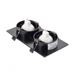 DK3022-BK Встраиваемый светильник, IP 20, 10 Вт, GU5.3, LED, черный, пластик в Златоусте - zlatoust.ok-mebel.com | фото 3