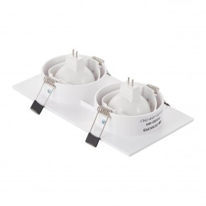 DK3022-WH Встраиваемый светильник, IP 20, 10 Вт, GU5.3, LED, белый, пластик в Златоусте - zlatoust.ok-mebel.com | фото 3