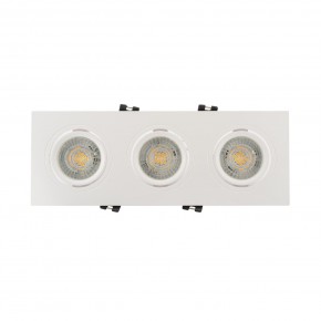 DK3023-WH Встраиваемый светильник, IP 20, 10 Вт, GU5.3, LED, белый, пластик в Златоусте - zlatoust.ok-mebel.com | фото