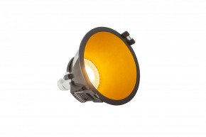 DK3026-BG Встраиваемый светильник, IP 20, 10 Вт, GU5.3, LED, черный/золотой, пластик в Златоусте - zlatoust.ok-mebel.com | фото 3